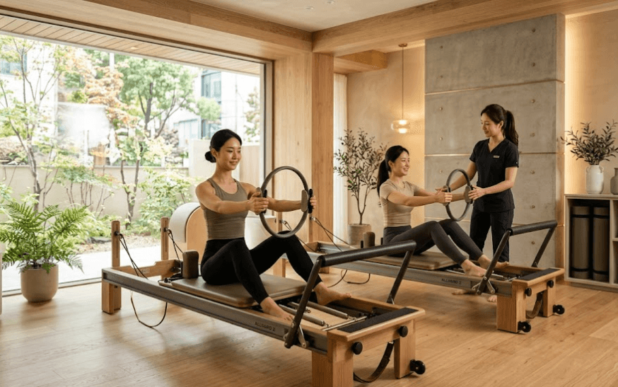 신축 오피스텔 인근 경기 화성시 필라테스 매장 이전 · 시설 상태 양호