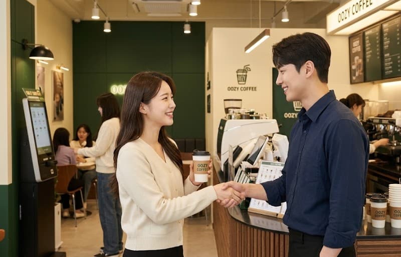 (우지커피) 출근길 동선 독점! 아침마다 주문 밀려드는 초특급 역세권.