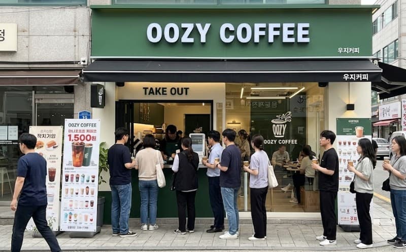 (우지커피) 디저트 라인업 탄탄해 객단가 높은 본사 강점을 그대로!