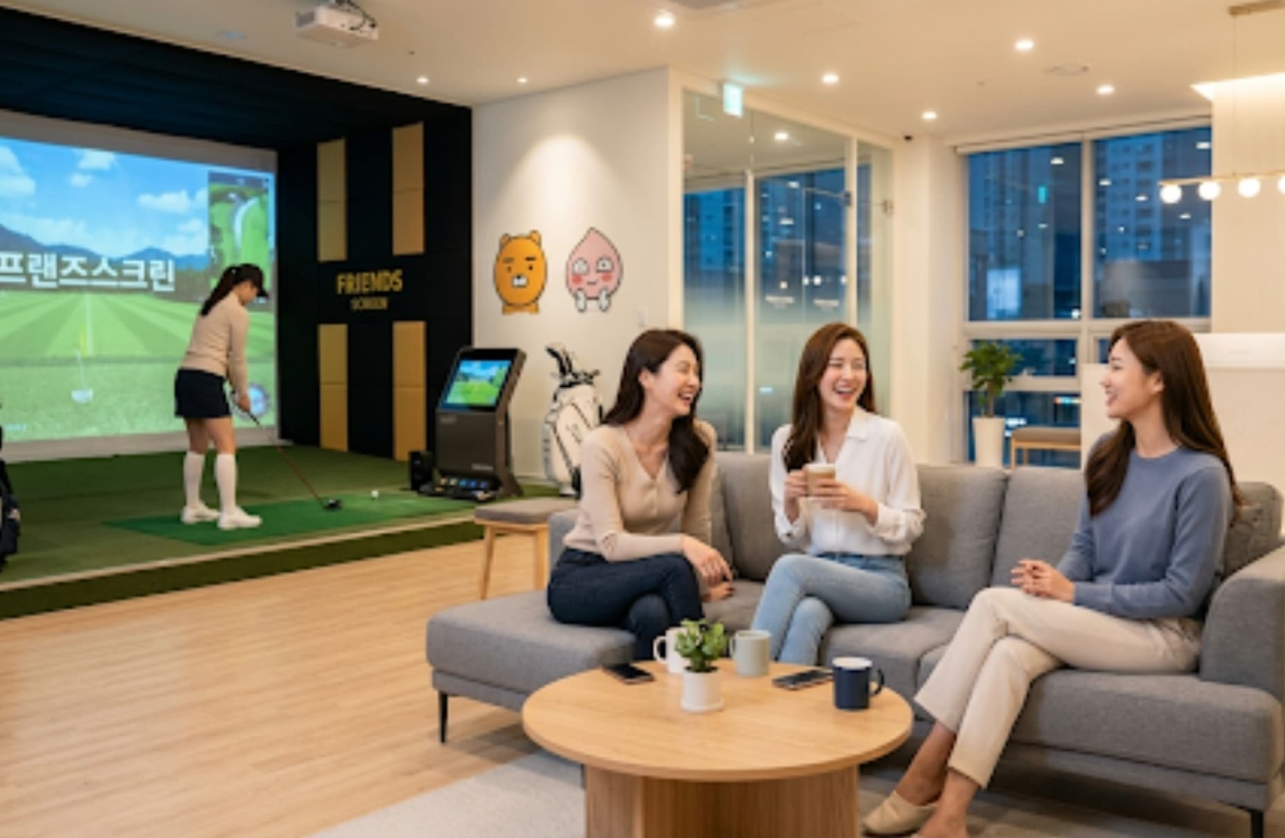 김포 구래동 프랜즈스크린 스크린골프장