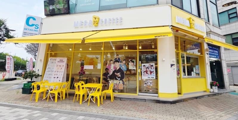 【천안/평택 메가커피 양도양수】천안/평택 메가커피창업/권리금 저렴/부부창업/여성창 사진 1