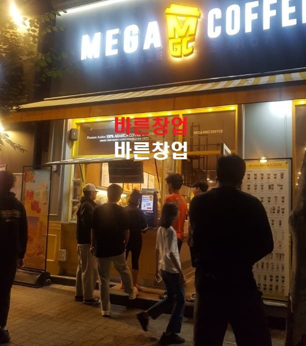 ★겨우 권리6천★분당 메가커피 양도양수★대로변 입지◈투잡창업★초보★오토창업 사진 1